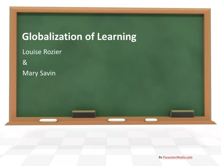 globalization of learning