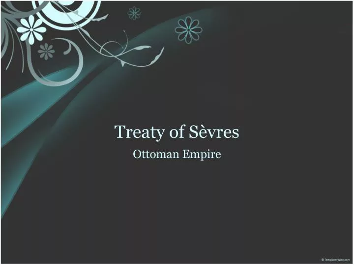 treaty of s vres