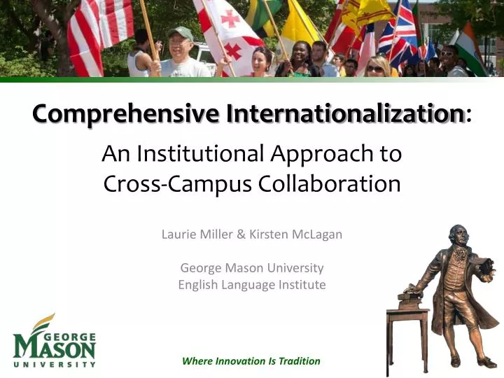 comprehensive internationalization an institutional approach to cross campus collaboration