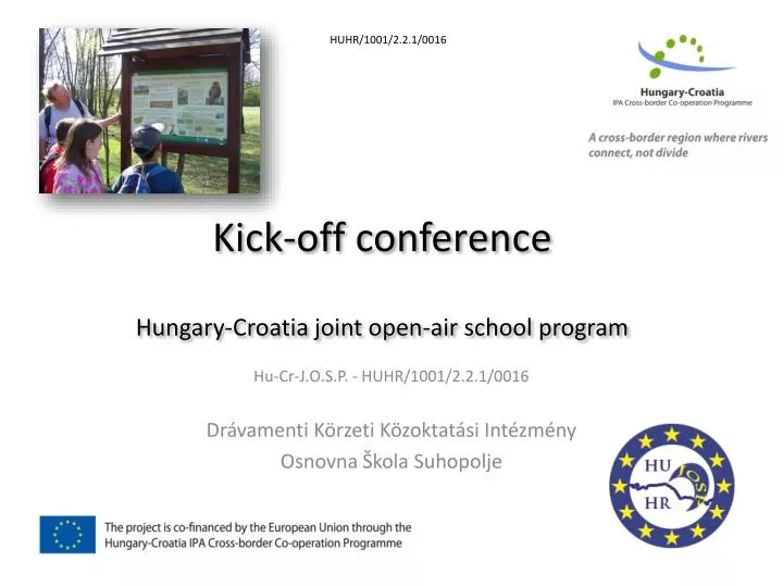 kick off conference hungary croatia joint open air school program