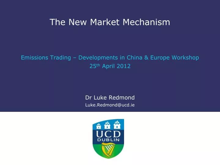 the new market mechanism