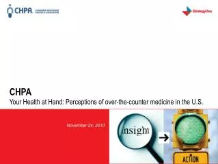 CHPA Your Health at Hand: Perceptions of over-the-counter medicine in the U.S.