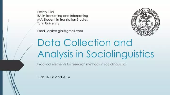 data collection and analysis in sociolinguistics