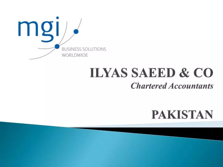 ilyas saeed co chartered accountants pakistan