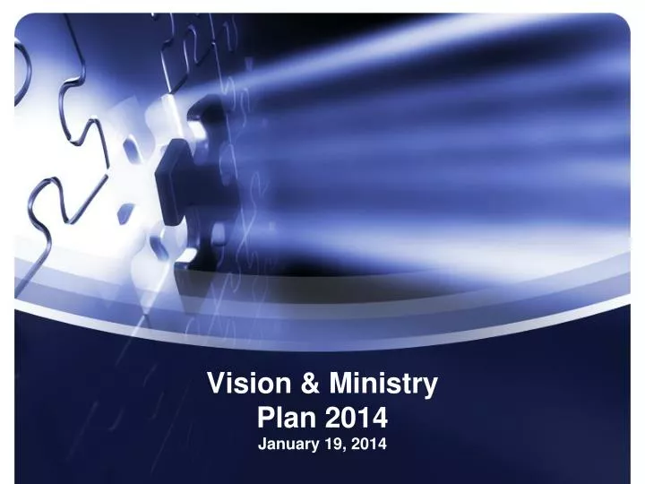 vision ministry plan 2014