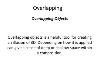 Overlapping