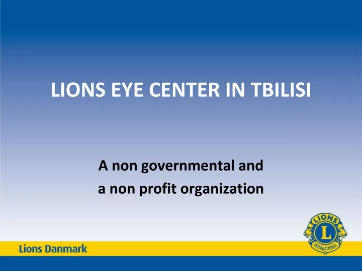 lions eye center in tbilisi