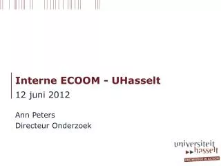 interne ecoom uhasselt