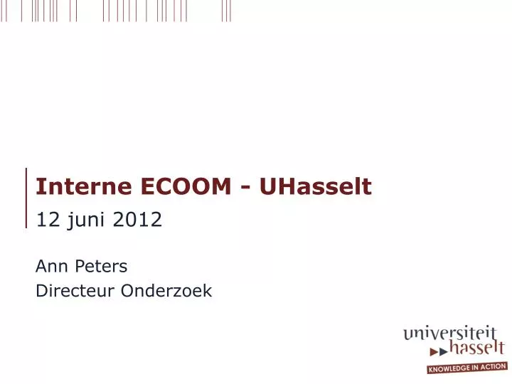 interne ecoom uhasselt