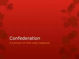 Confederation