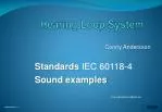 Ensuring High-Quality Hearing Loop Systems: Standards and Sound Performance - slide 1