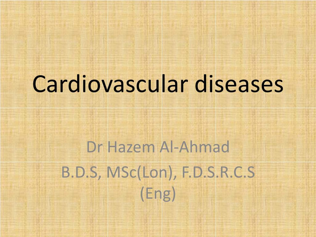 PPT - Cardiovascular diseases PowerPoint Presentation, free download ...