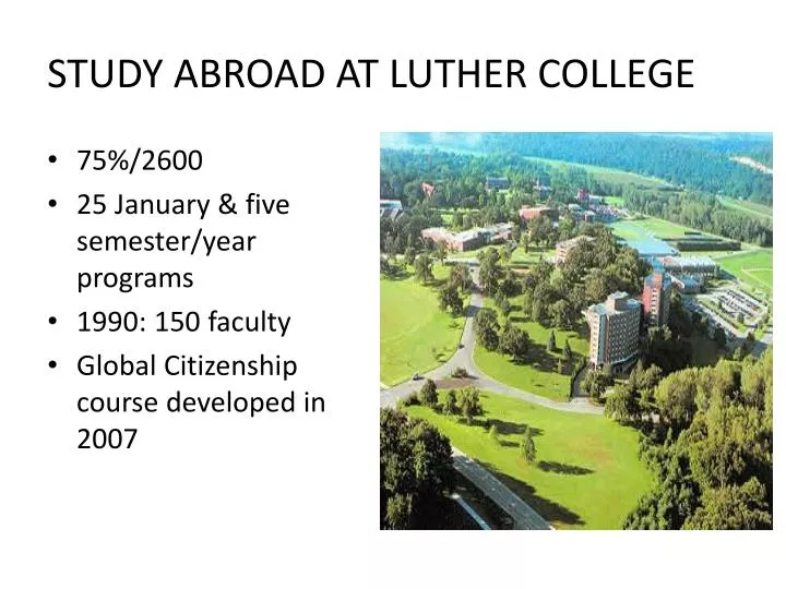 study abroad at luther college