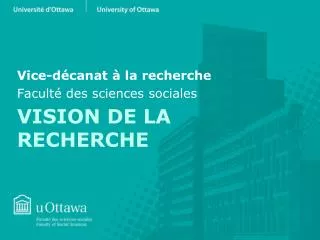 vision de la recherche