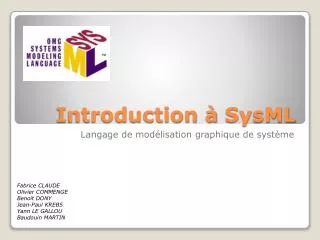 introduction sysml