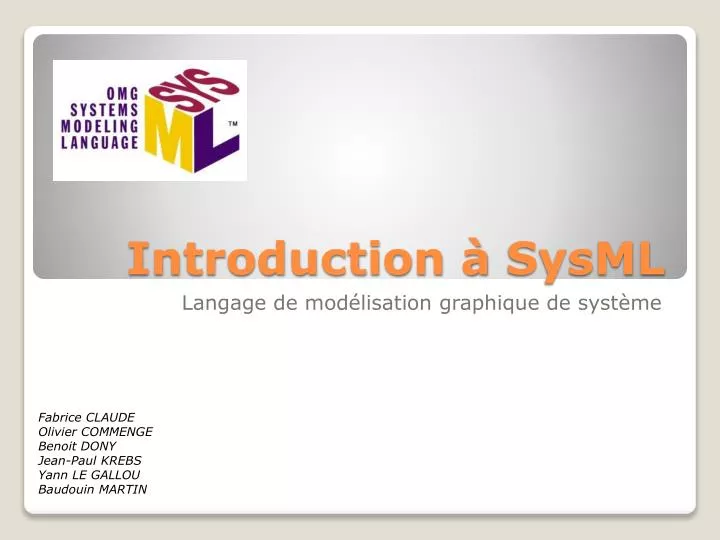 introduction sysml