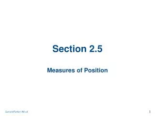 Section 2.5