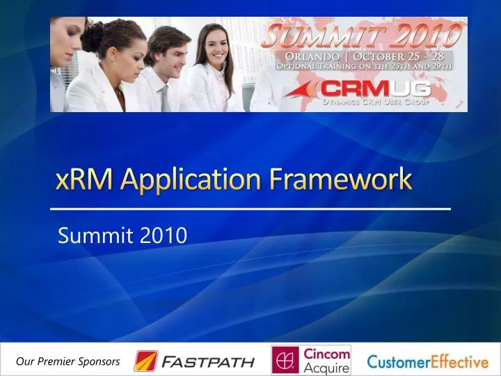 xrm application framework