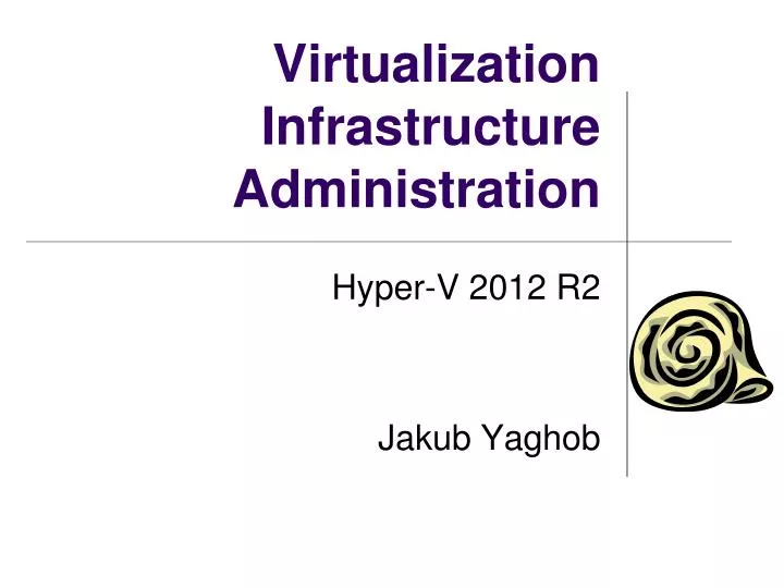 virtualization infrastructure administration