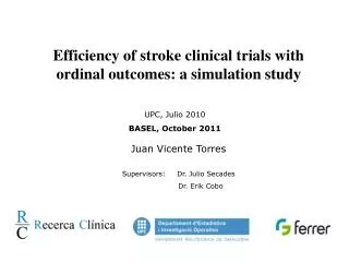 Efficiency of stroke clinical trials with ordinal outcomes: a simulation study