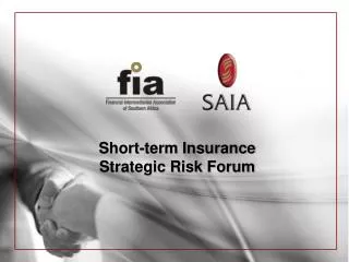 Short-term Insurance Strategic Risk Forum