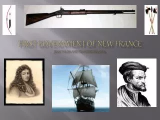 First government of New France Jean Talon and Francois de Laval