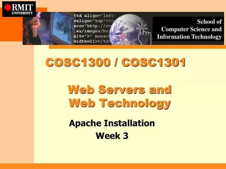 cosc1300 cosc1301 web servers and web technology