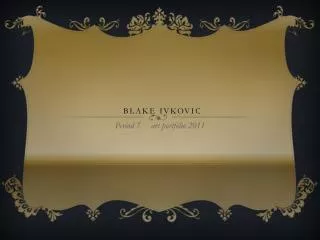 blake ivkovic