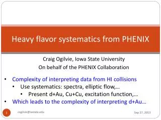 Heavy flavor systematics from PHENIX