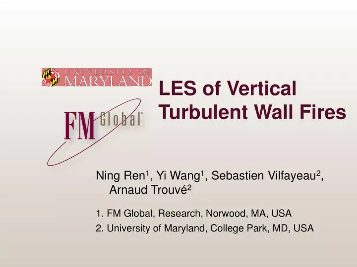 les of vertical turbulent wall fires