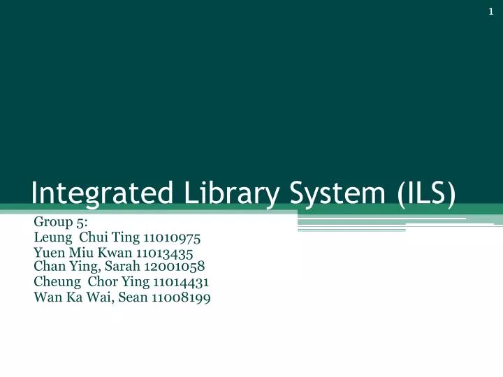 integrated library system ils