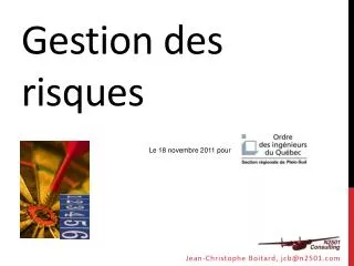 gestion des risques