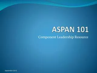 ASPAN 101