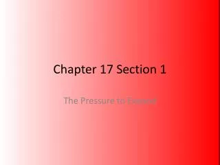 chapter 17 section 1