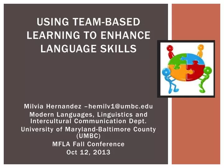 using team based learning to enhance language skills