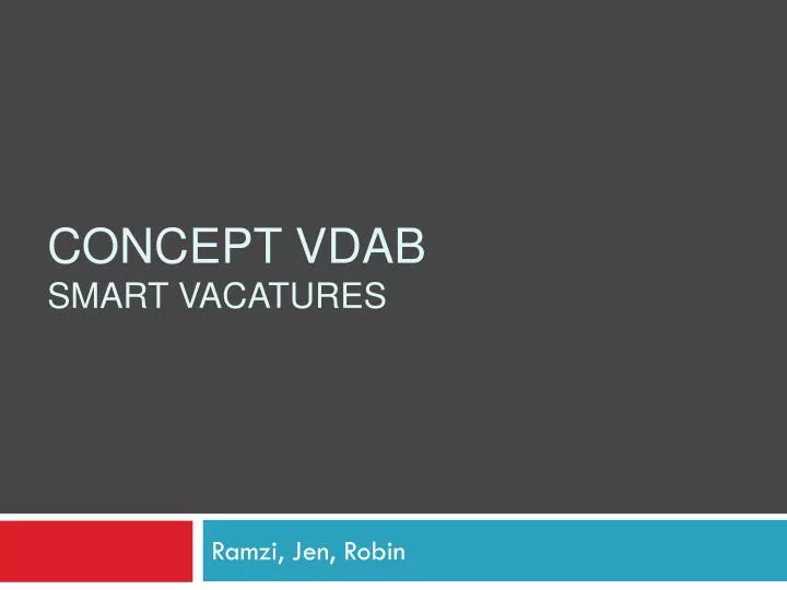 concept vdab smart vacatures