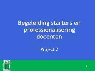 begeleiding starters en professionalisering docenten