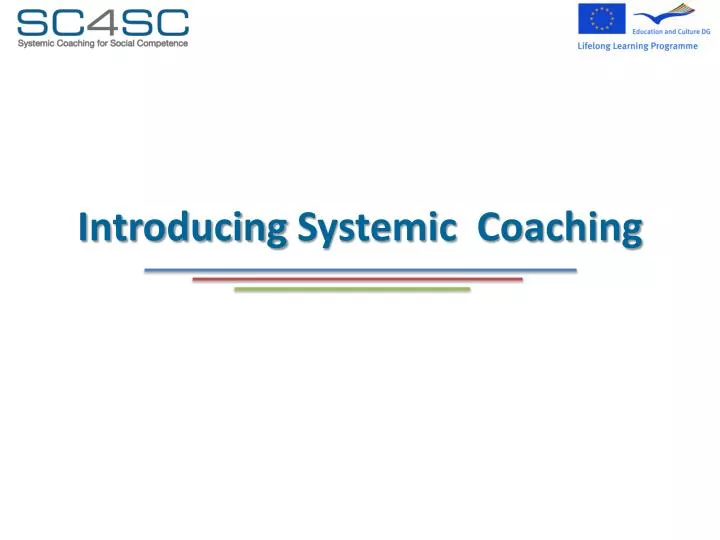introducing systemic coaching