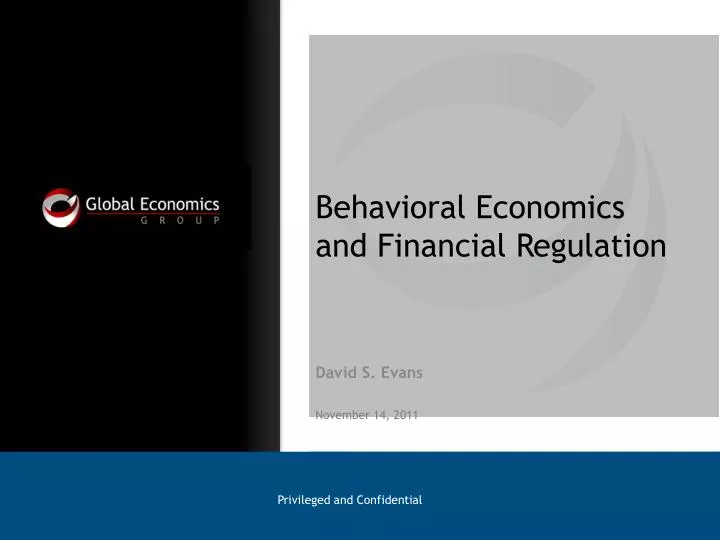 behavioral economics and financial regulation