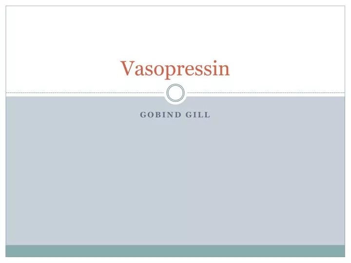 vasopressin