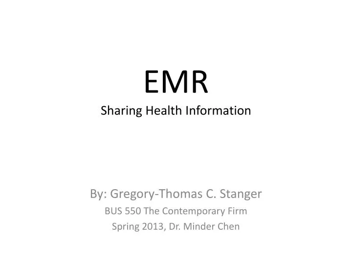 emr sharing health information