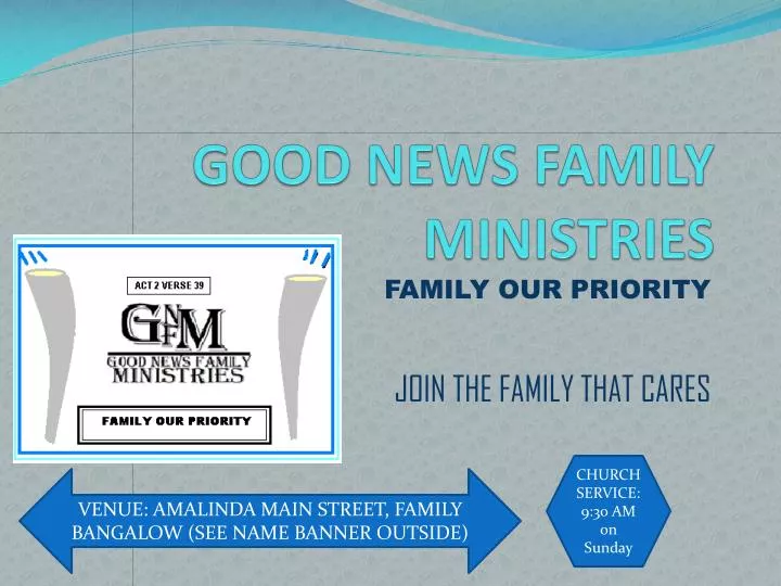 good news family ministries