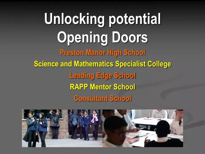 unlocking potential opening doors