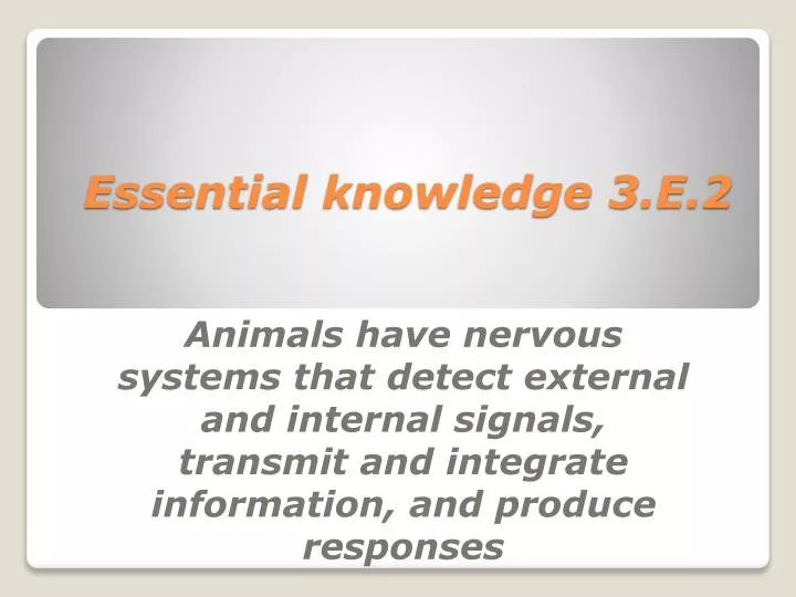 essential knowledge 3 e 2