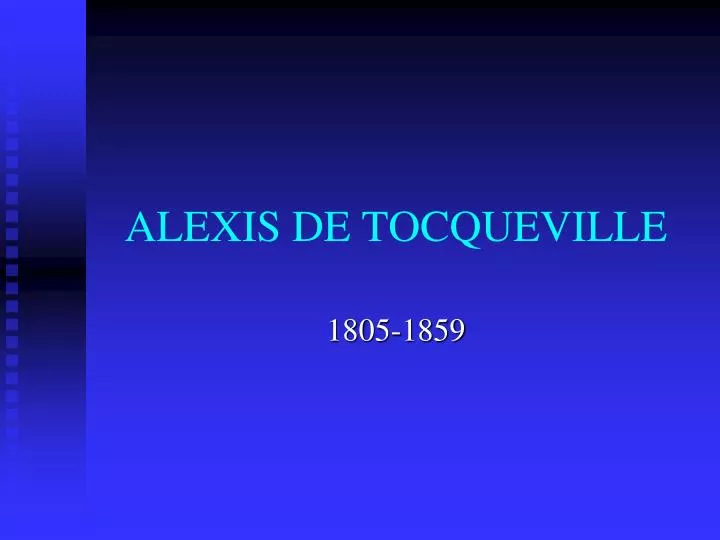 alexis de tocqueville