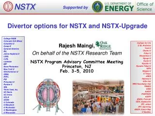 Divertor options for NSTX and NSTX-Upgrade