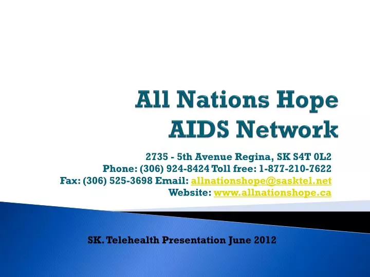 all nations hope aids network
