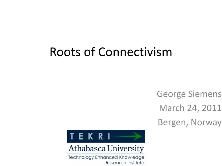 roots of connectivism