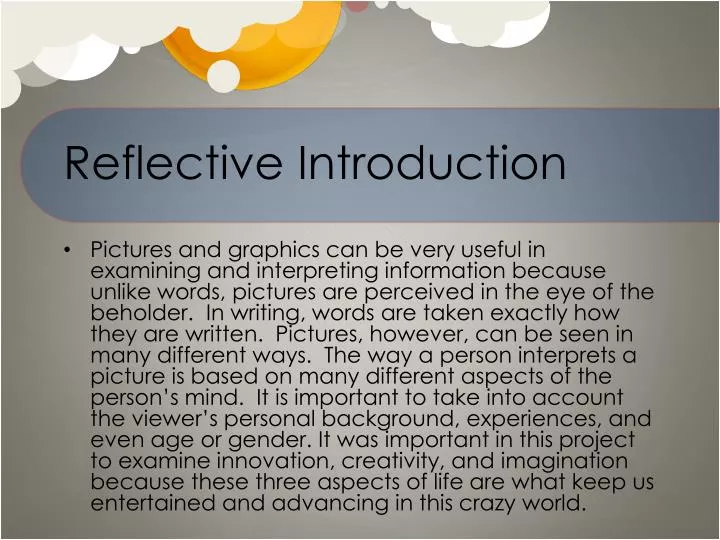 reflective introduction