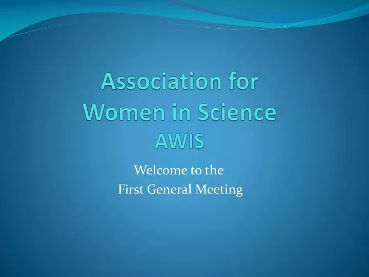 association for women in science awis